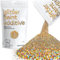 Hemway Glitter Paint Additive - Gold Silver Holographic | Fine Metallic Flakes for Adding Sparkle to Paints & Wood Varnish | Add to Emulsion, Acrylic & Latex for Indoor Sparkly Walls | 100 g