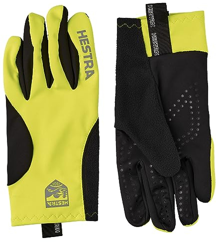 HESTRA Unisex Runners All Weather 5 Finger Handschuhe Schwarz 7