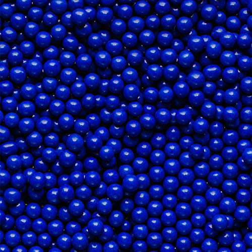 6mm Edible Chocolate Balls Cake or Cupcake Decoration Sprinkles (Royal Blue, 30g)
