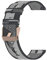 Lokeke compatible with Fossil Bracelet de rechange en nylon pour femme 18 mm Gris