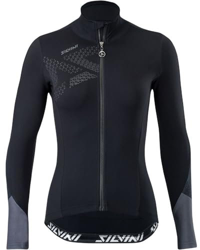 SILVINI Long Sleeve Jersey Calvana Women - Black/Charcoal