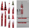 SpirWoRchlan Christmas Decorations Sale, 8Pcs/Set Cloth Christmas Gnome Microwave Oven Fridge Handle Protective Cover Merry Christmas Ornaments Xmas Decor Party Decor Xmas Gifts Stocking Fillers -