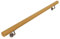 Corrimano in Legno Massello Ringhiera per Scale Antiscivolo di Sicurezza Kit Completo Moderno Passamano per Interni,Corrimano per Giardino di Casa (70cm)