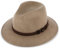 fiebig Clark Traveller Wollfilzhut | Crushable & Waterproof Hut (59-L, Beige)