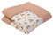 ULLENBOOM ® Baby Krabbeldecke 140x140 cm gepolstert - Sand-Savanne (Made in EU) - XXL Krabbeldecke für Baby mit 100% OEKO TEX Baumwolle, ideal als Babydecke & Spieldecke
