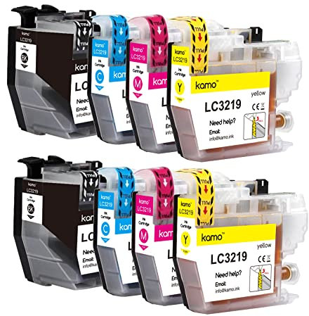 kamo LC-3219 XL Druckerpatronen Multipack Kompatibel mit Brother LC3219 LC-3217 LC3217 Patronen (6er-Pack), für MFC-J5330DW MFC-J5335DW MFC-J5730DW MFC-J5930DW MFC-J6530DW MFC-J6930DW MFC-J6935DW