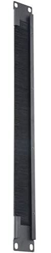 Cable Management Mount Rack Network Cabinet TV Cord Organizer Wire Protector with Brush 1u Cable Management