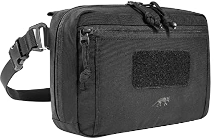 Tasmanian Tiger TT Tac Pouch 8.1 Hip Taktische Ausrüstungs-Tasche Mit Molle-System, Abnehmbarem Hüftgurt, Umhänge- und Hüft-Funktion, Rucksack Zusatz - Schwarz