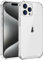 Whioltl Case for iPhone 15 Pro Max, Crystal Phone Cover Transparent, Anti-Scratch and Shock-Absorption, Clear Soft Silicone TPU Phone Case, Compatible with Wireless Charger and Bike Phone Holder