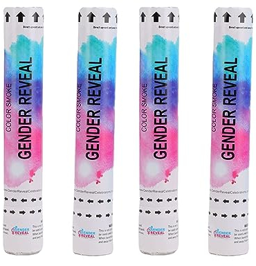 4 coriandoli biodegradabili (blu) per rivelare il genere, per feste di matrimonio, celebrazioni