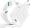 80W Caricatore Rapido con Cavo USB C 1M SUPER VOOC Charge per OPPO Find X5 X3/2Neo/Reno12 11 F 10 8 Pro,Caricatore Rapido Charge VOOC con Cavo USB Type-C per OnePlus 13 12R 11 Pro Nord 2T CE 4 3 Lite