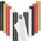 YAFLC Vinilo Adhesivo, 20 Hojas 30.5 x 21 cm Vinilo Permanente para Cricut, Vinilo Adhesivo para Vidrio, Tazas de Café Negro&blanco&rojo&dorado