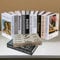 YSOOUA 12 Stück Deko Bücher für Heimdekor Dekorative Bücher Dekobücher Faltbare Gefälschte Bücher Kartonschachtel nur Gefälschte Bücher Display Bücher für Couchtisch Regale Dekobücher für Büro (D)