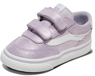 Vans Brooklyn LS V, Zapatillas Unisex niños, Foil Suede Evening Haze 21 EU