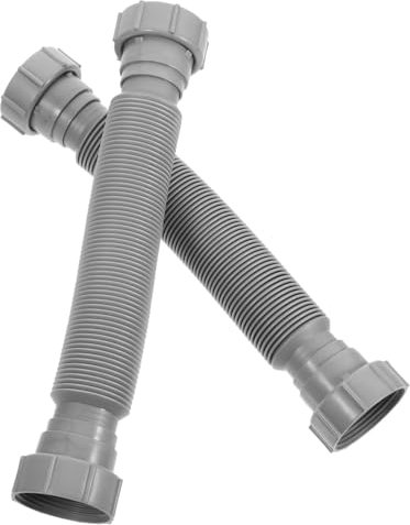 HOMSFOU Tuyau Durite Tuyau De Drainage Élastique Flexible Pour Évier Lot De 2 Tuyau D'évacuation Pour Machine à Laver Et Évier Connexion De Vidange Extensible Pour Lavabo Et Camping Car