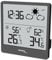 WS9138 - Statazione meteo moderna, piccola con previsioni meteo e tendenza meteo, temperatura interna ed esterna, illuminazione interfondo, display LCD trasparente senza sfocatura del display