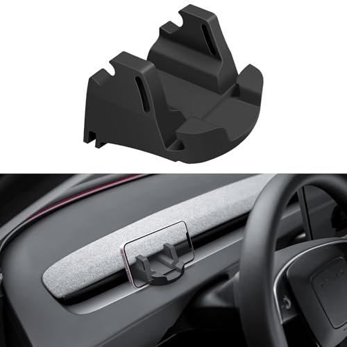 KUNIST Soporte para teléfono de coche Tesla Model 3 2025 [no destructivo] Soporte de silicona para smartphone compatible con Tesla Model 3 Highland 2024-2025 y accesorios de enebro modelo Y 2025