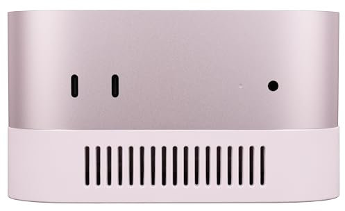 Psitek Soporte para Mac Mini M4, inyección de Molde de precisión, refrigeración Mejorada, Compatible con señal inalámbrica, diseño Que Ahorra Espacio con gestión de Cables y Almacenamiento extendido