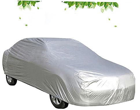 Cabilock Auto Abdeckplane XXL Silber UV Schutz Staubschutz Sommerabdeckung für Pkw SUV Außenbereich