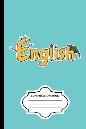 English Notebook: 100 pages lined Composition Notebook