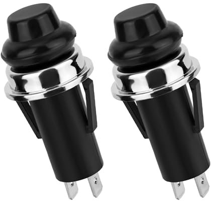Gosknor 2 Pièces Allumeur Barbecue GS4, Noir Bouton Remplacement pour Weber # 7642 et 7643 Compatible avec Barbecues Gaz Weber Spirit E/S-210 215 220 310 315 320 330 (2013 et Récents) Autres Modèles