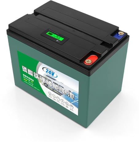 HJGHY ,12V 60Ah, 12V 30Ah 50Ah 60Ah Rechargeable LiFePO4 Battery 24V 18Ah 25Ah Lithium Iron Phosphate Battery with BMS for RV Camping Golf Cart Mobility Scooters Streetlight Stalls