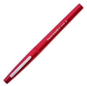 Papermate Flair fineliners (Medium, Red, Water-based ink, Metal)