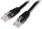 StarTech.com 15m Cat5e Patch Cable with Molded RJ45 Connectors - Black - Cat5e Ethernet Patch Cable - 15 m UTP Cat 5e Patch Cord (M45PAT15MBK)
