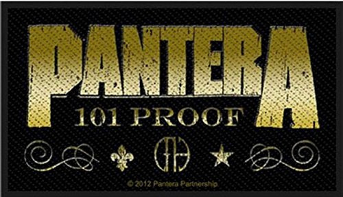Pantera Whiskey Label Unisex Patch Standard, 100% polyester,