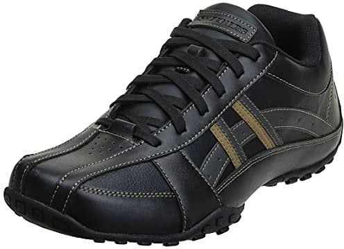 Skechers Men's Citywalk Malton Oxford Sneaker,Black,7 M US