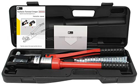 CGOLDENWALL Strumento di crimpatura idraulico YQK-300 pinza idraulica manuale 13T forza di crimpatura per 16-300 m㎡ capicorda in rame/alluminio
