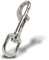 PROTECH 1 Stück Gedreht Karabiner mit Drehgelenk 80mm Edelstahl A4 V4A Wirbelkarabiner für Hundeleinen Schnellverschluss