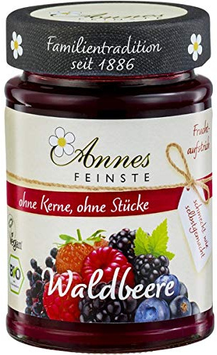 Annes Feinste Waldbeer-Fruchtaufstrich aus Bayern (210 g) - Bio