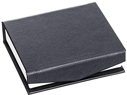 PUREgrey Taschenuhrenetui schwarz/weiß mit Magnetverschluß, Etui Taschenuhr