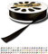 Sandras-Bastelladen Schrägband/Einfassband Satin gefalzt 20m x 20mm 000-Schwarz
