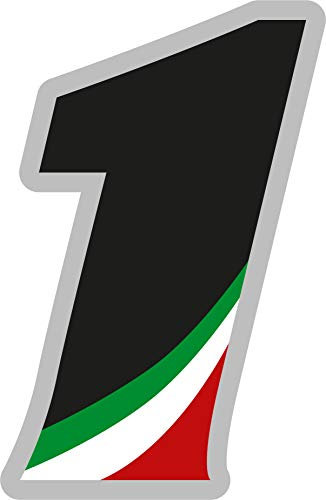 Sticker Adesivo Numero Gara Italia Rally Motocross Altezza 5CM