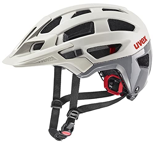 uvex finale 2.0 Tocsen - sicherer MTB-Helm für Damen und Herren - inkl. Tocsen-Sturzsensor - individuelle Größenanpassung - sand dark rhino matt - 52-57 cm