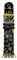 Harry Potter Schwarzes bedrucktes Uhrenarmband HP5160, mehrfarbig, Kinder, Armband