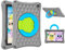 Amazon Kindle Fire 7 Kids Tablet Case - 2022 DJ&RPPQ Lightweight Shockproof Handle with Stand - Kid-Proof - Grey