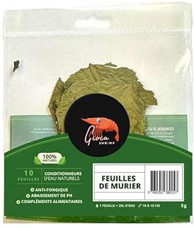 Gioia SHRIMP 10 Blatt für Aquariengarnelen, Wasseraufbereitung, Nahrung für Aquarien