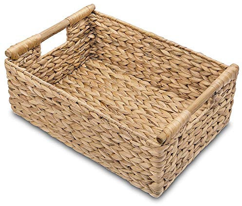 Hundnsney Kleine Weiden KöRbe für die Organisation des Badezimmers, Hyazinthen KöRbe Zur Aufbewahrung, Weiden Korb mit