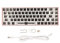 KOSDFOGE 68 Key Mechanical Keyboard DIY Kit, Personalize Your Typing Style with RGB Backlighting, Perfect for Gamers and Typists, Compact and Durable Design for On the Go Typing(Pink)