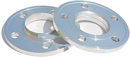 Nabe Zentrische Spurverbreiterungen für BMW I3 I8 2 Stück/Los 10 mm PCD 5 x 112 | CB 66,6 mm geschmiedete Legierung Auto Spurverbreiterung Adapter Auto Radabstandshalter (Farbe: Silber)