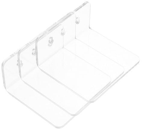 Yardwe 1 Satz Kaktusständer Gartenfensterregal Regal Für Pflanzen Wandmontiertes Wand-Bonsai-ausstellungsständer Fensterbank-pflanzenregal Dekoratives Wandregal Anlage Acryl Drinnen