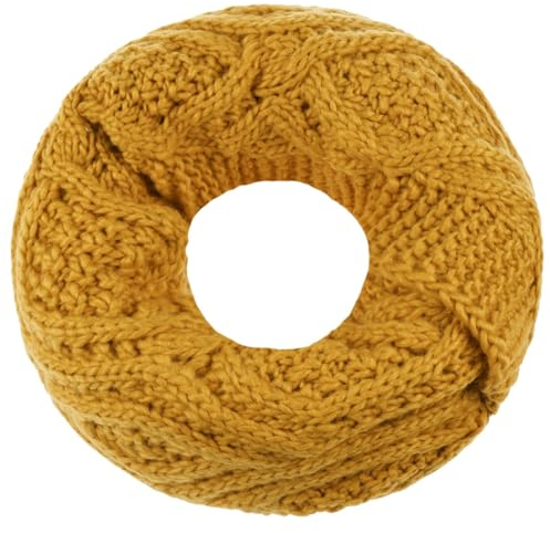 Seeberger Salvirola Loopschal Strickschal Damenschal Rundschal Winterschal (One Size - senf)