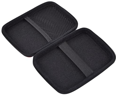 HEMOTON Laptop Charger Pouch Bag Battery Storage Case Digital Accessory Bag Electronic Products Black