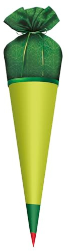 ROTH Stoffbezug mit Satinschleife, grün, 70 cm