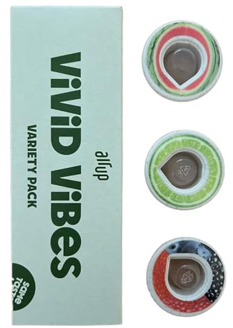 5 x Air Up Pod Original Fantastic Flips, Zubehör für Trinkflasche, aromatisierte Pods/Pads, 0 Kalorien, kein Zucker, natürliche Aromen (Kola,Wassermelone,Virgin Mojito,Ananas,Pfirsich)