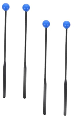 Parliky 2paare Percussion Instrument Mallets Marimba Schlägel Für Xylophon Trommelstöcke Für Anfänger Und Profis Für Musikinstrumente