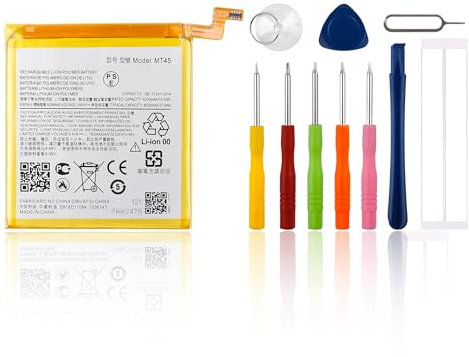 SwarKing Batteria di ricambio MT45 compatibile con Motorola Edge 20 Pro con toolkit